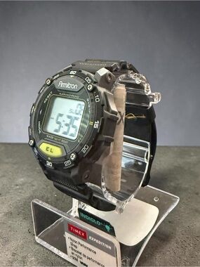 Armitron All-Sport Digital Watch 40/8318 Alarm Chrono EL Backlight Working